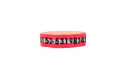 Signalband 3,5cm inkl. Bestickung PINK