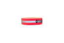 Signalband 3,5cm inkl. Bestickung PINK