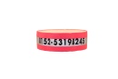 Signalband; 5cm; inkl. Bestickung PINK